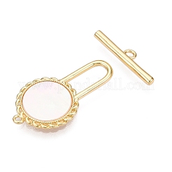 Brass Toggle Clasps&nbsp;KK-N254-161G