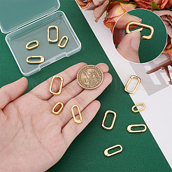 12Pcs 3 Styles Brass Spring Gate Rings&nbsp;KK-PH0013-95