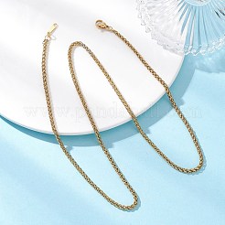 2.5MM 304 Stainless Steel Wheat Chain Necklaces&nbsp;NJEW-JN05719