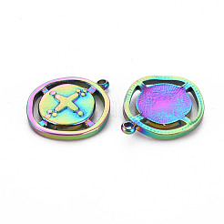 201 Stainless Steel Pendants&nbsp;STAS-S119-050