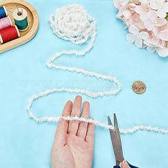 4Yards Polyester with Plastic Pearl Beaded Trim for DIY Sewing Craft&nbsp;OCOR-GA0003-03