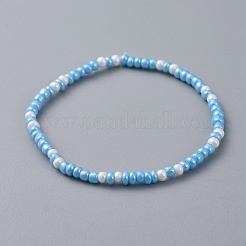 Glass Seed Beaded Kids Stretch Bracelets&nbsp;BJEW-JB04824