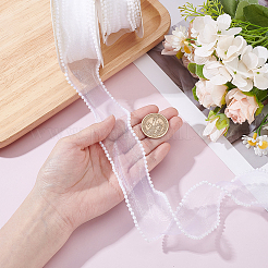5 Yards Acrylic Fibers Wrinkle Ribbon&nbsp;OCOR-WH0070-210C