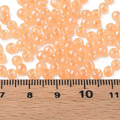 6/0 Imitation Jade Glass Seed Beads&nbsp;X1-SEED-N004-006-24