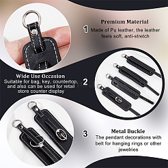 PU Leather Pendant Decorations&nbsp;AJEW-WH0270-193D