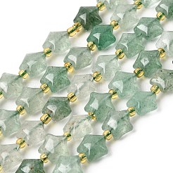 Natural Green Strawberry Quartz Beads Strands&nbsp;G-Z080-A32-10mm