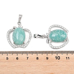 Teachers' Day Natural Amazonite Pendants&nbsp;G-A315-08P
