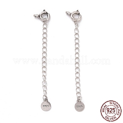 925 Sterling Silver Chain Extenders&nbsp;STER-D036-33AS