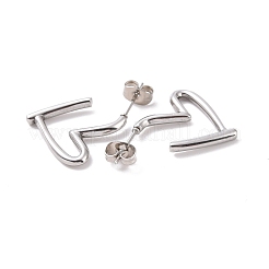 Non-Tarnish 304 Stainless Steel Stud Earring for Women&nbsp;EJEW-F287-01P