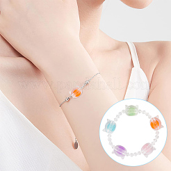 5 Bags 5 Colors Transparent Acrylic Beads&nbsp;MACR-WR0001-02