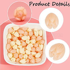 100Pcs 2 Colors Dyed Synthetic Coral Beads&nbsp;CORA-SP0001-02A