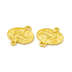 Rack Plating Alloy Connector Charms&nbsp;FIND-G045-12MG