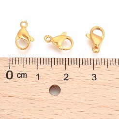 304 Stainless Steel Lobster Claw Clasps&nbsp;STAS-T040-PJ212-11