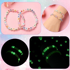 Luminous Acrylic Beads&nbsp;MACR-YW0002-96