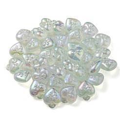 Luminous UV Plating Transparent Acrylic Pendants&nbsp;OACR-P010-10B