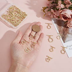 40Pcs 10 Styles Alloy Toggle Clasps&nbsp;FIND-ME0002-90