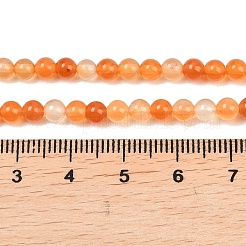 Natural Carnelian Beads Strands&nbsp;G-N0006-4mm-17