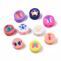 Handmade Polymer Clay Beads&nbsp;CLAY-N006-48