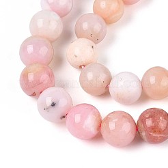 Natural Pink Opal Beads Strands&nbsp;G-S333-8mm-017-01