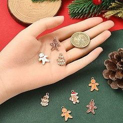 10Pcs 5 Styles Alloy Enamel Pendants&nbsp;FIND-YW0005-43