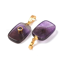 Natural Banded Amethyst Pendants&nbsp;G-P628-01G-07