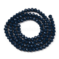 Opaque Solid Color Glass Beads Strands&nbsp;LS-EGLA-A034-P1mm-D16