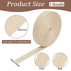 5M Folding PU Leather Flat Cord&nbsp;OCOR-WH20012-14C-06