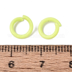 Spray Painted Iron Open Jump Rings&nbsp;IFIN-T017-04B-28