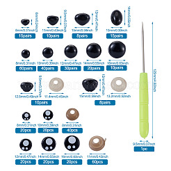 Craft Plastic Doll Eyes & Noses&nbsp;DIY-TA0008-92