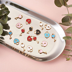 Alloy Enamel Pendants&nbsp;ENAM-TA0002-22