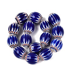 Handmade Millefiori Glass Barrel Beads&nbsp;LS-LA-N002-19A