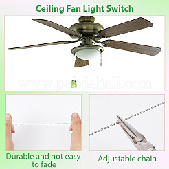 3Pcs Tortoise Resin Charms Ceiling Fan Pull Chain Extenders&nbsp;HJEW-CP00049