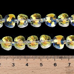 Electroplate Transparent Glass Beads&nbsp;EGLA-H112-03HP-01