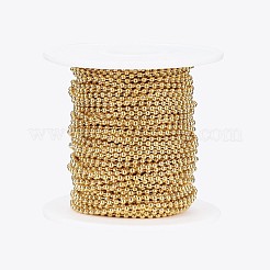 Handmade Ion Plating(IP) 304 Stainless Steel Ball Chains&nbsp;STAS-F136-17G-20m