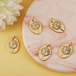 5Pcs Brass Micro Pave Cubic Zirconia Pendants&nbsp;JX129A