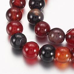 Natural Agate Beads Strands&nbsp;G-G515-8mm-04