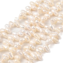 Natural Cultured Freshwater Pearl Beads Strands&nbsp;PEAR-I007-04A-01A