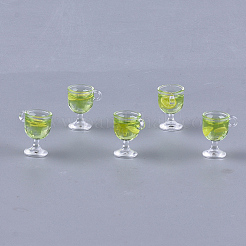 Resin Cup Pendants&nbsp;X-CRES-S359-11A