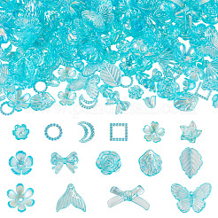 182Pcs 100G Transparent Acrylic Beads&nbsp;OACR-TA0003-69A
