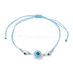 Seed Glass Beaded Adjustable Bracelets&nbsp;BJEW-MZ00234-02
