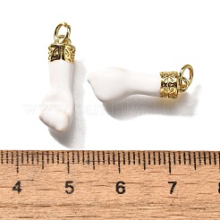 Brass Enamel Pendants&nbsp;KK-Q043-29A-01
