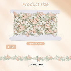 5 Yards Polyester Lace Trim Ribbon for Curtain Sofa Decoration&nbsp;OCOR-CY0001-33B