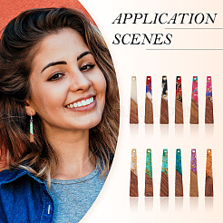 DIY Trapezoid Dangle Earrings Making Kit&nbsp;DIY-TA0009-05