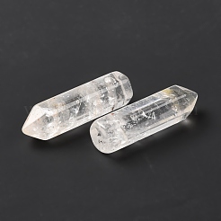 Natural Quartz Crystal Pointed Pendants&nbsp;G-D460-01W