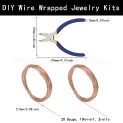 DIY Wire Wrapped Jewelry Kits&nbsp;DIY-BC0011-81A-03