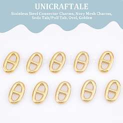 10Pcs 304 Stainless Steel Connector Charms&nbsp;STAS-UN0055-08