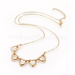 304 Stainless Steel Link Bracelets & Stud Earrings & Pendant Necklaces Sets&nbsp;SJEW-E335-04