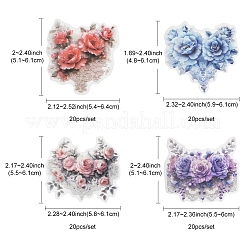 4Sets Herbal Ballads Vintage Stickers&nbsp;DIY-FS0008-69-02