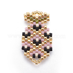 MIYUKI & TOHO Handmade Japanese Seed Beads Pendants&nbsp;SEED-A027-B03