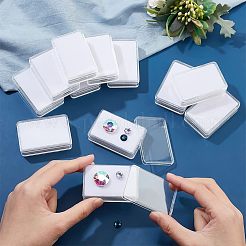 Transparent Acrylic Loose Diamond Display Boxes&nbsp;CON-WH0087-53B
